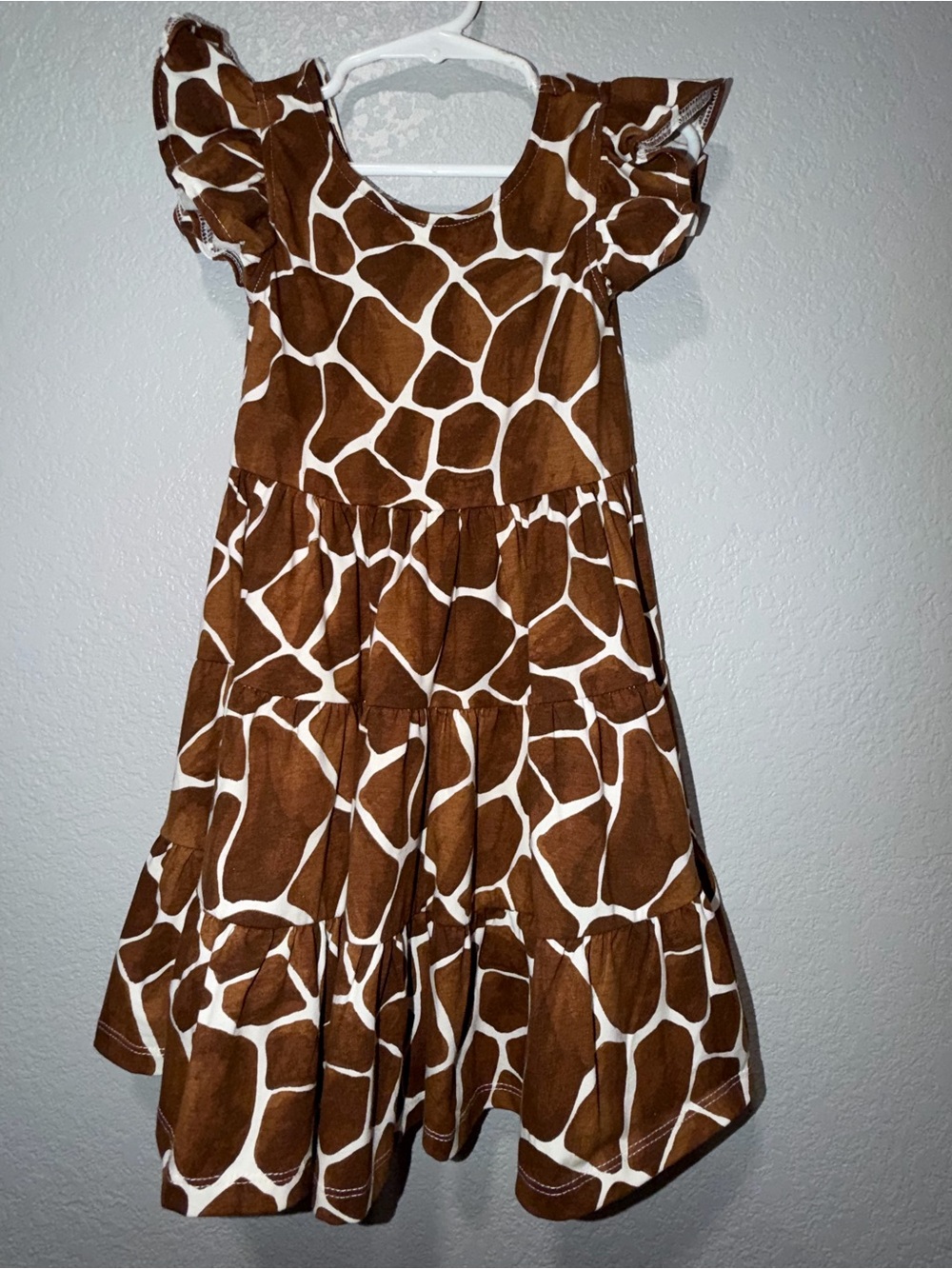 Janie and Jack Girls’ Giraffe Print Dress Size 4 NWT
